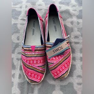 Toms Colorful Patterned Espadrilles